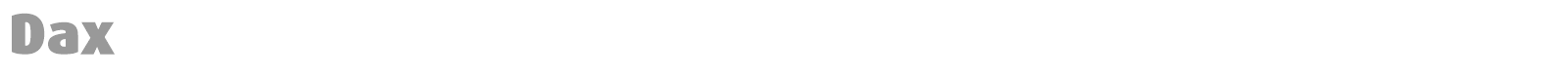 Dax font preview